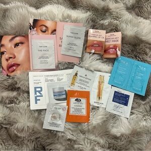 Luxury Beauty Sample Lot Guerlain Tarte Shiseido Tula